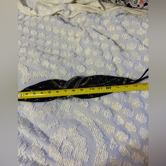 Vintage 1980s Beaded Belt by Milor - Picture 4 of 5